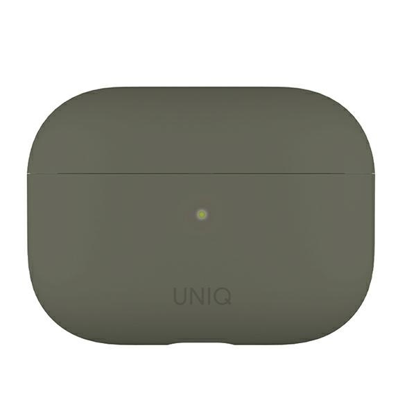 Kryt UNIQ Lino Silicone Apple AirPods Pro grey moss