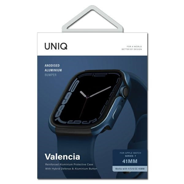 Kryt UNIQ Valencia case Apple Watch 4/5/6/7/SE 40/41mm blue/cobalt blue