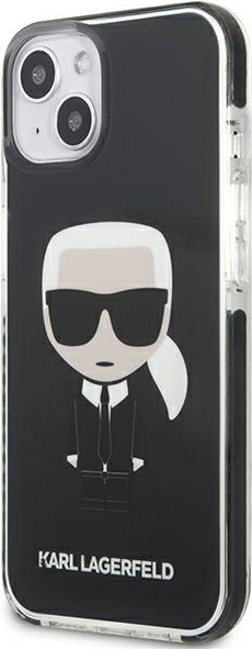 Kryt Karl Lagerfeld KLHCP13STPEIKK Apple iPhone 13 mini hardcase black Iconik Karl