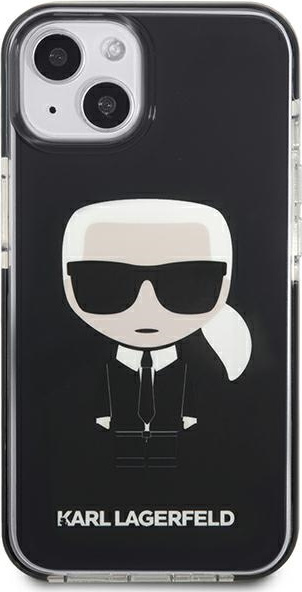 Kryt Karl Lagerfeld KLHCP13STPEIKK Apple iPhone 13 mini hardcase black Iconik Karl