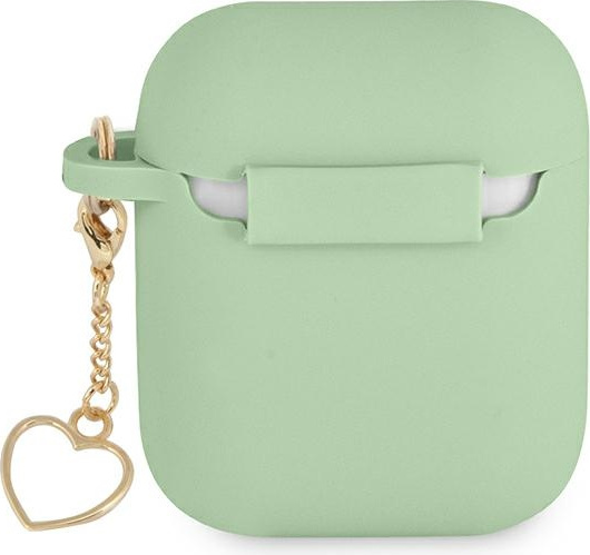 Kryt Guess GUA2LSCHSN Apple AirPods green Silicone Charm Heart Collection