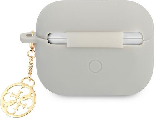 Kryt Guess GUAPLSC4EG Apple AirPods Pro grey Silicone Charm 4G Collection