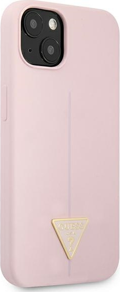 Kryt Guess GUHCP13SSLTGU Apple iPhone 13 mini purple hardcase Silicone Triangle