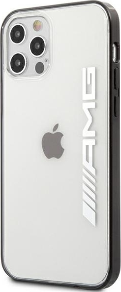 Kryt Mercedes AMG AMHCP12LAESLBK Apple iPhone 12 Pro Max transparent hardcase Metallic Painted