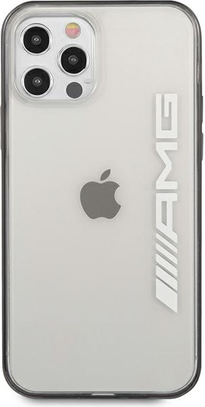 Kryt Mercedes AMG AMHCP12LAESLBK Apple iPhone 12 Pro Max transparent hardcase Metallic Painted