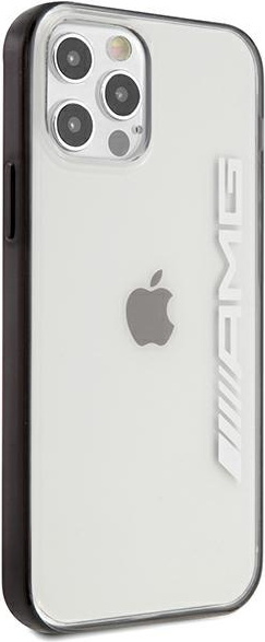 Kryt Mercedes AMG AMHCP12LAESLBK Apple iPhone 12 Pro Max transparent hardcase Metallic Painted