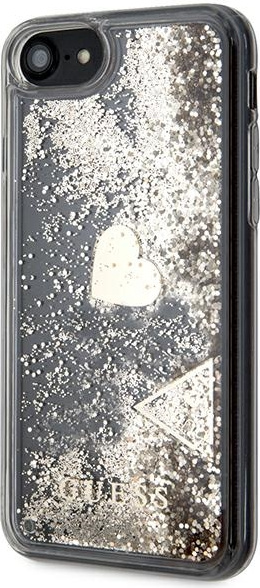 Kryt Guess GUOHCI8GLHFLGO Apple iPhone SE 2022/SE 2020/8/7 barva zlatá hardcase Glitter Charms