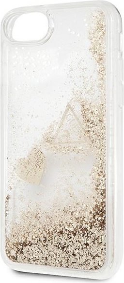 Kryt Guess GUOHCI8GLHFLGO Apple iPhone SE 2022/SE 2020/8/7 barva zlatá hardcase Glitter Charms