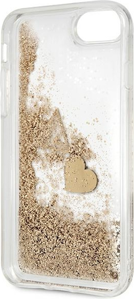 Kryt Guess GUOHCI8GLHFLGO Apple iPhone SE 2022/SE 2020/8/7 barva zlatá hardcase Glitter Charms