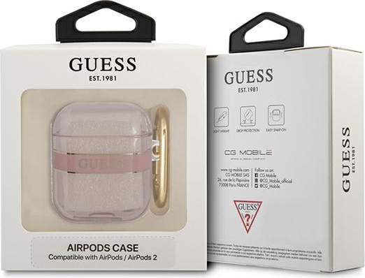 Kryt Guess GUA2HHTSP Apple AirPods pink Strap Collection