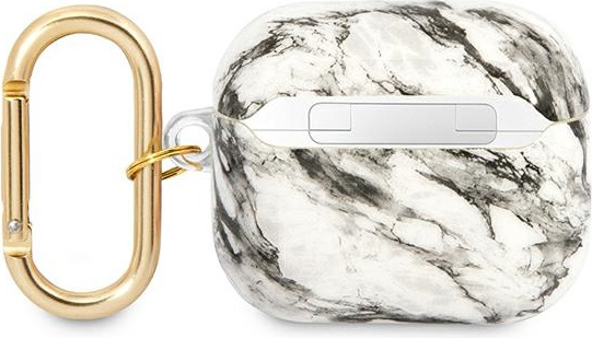 Kryt Guess GUA3HCHMAG Apple AirPods 3 grey Marble Strap Collection