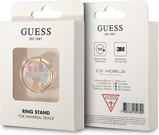 Držáček Guess Ring stand GURSHCHMAU purple Flower