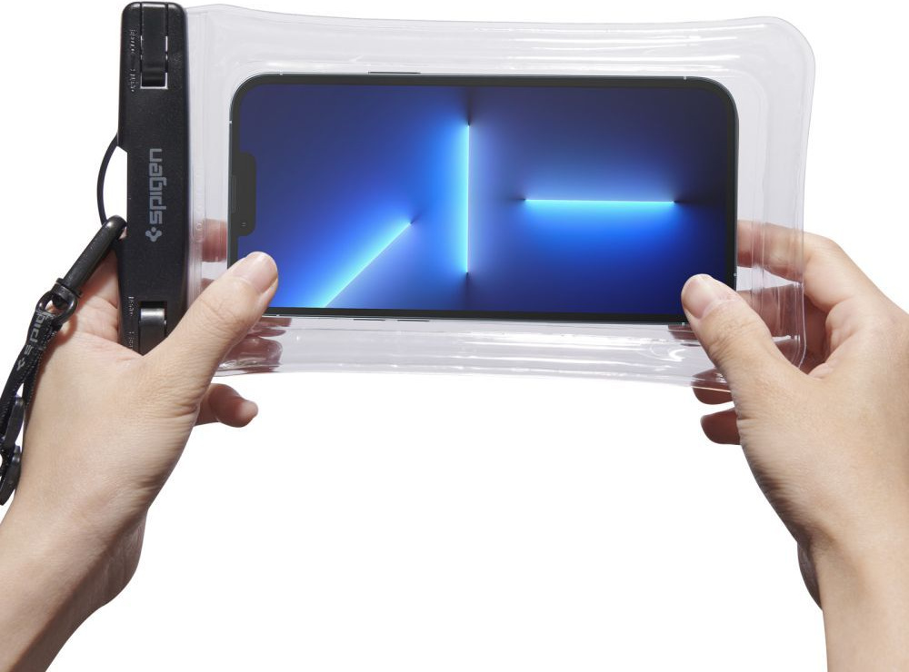 Kryt Spigen A610 Universal Waterproof Float Case Crystal Clear