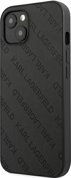 Kryt Karl Lagerfeld KLHCP13SPTLK Apple iPhone 13 mini hardcase black Perforated Allover