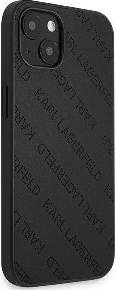 Kryt Karl Lagerfeld KLHCP13SPTLK Apple iPhone 13 mini hardcase black Perforated Allover