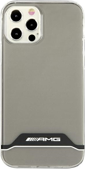Kryt Mercedes AMG AMHCP12MTCBW Apple iPhone 12/12 Pro transparent hardcase Electroplate Black&White