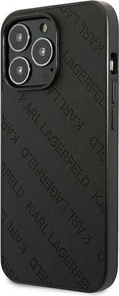 Kryt Karl Lagerfeld KLHCP13LPTLK Apple iPhone 13 Pro hardcase black Perforated Allover
