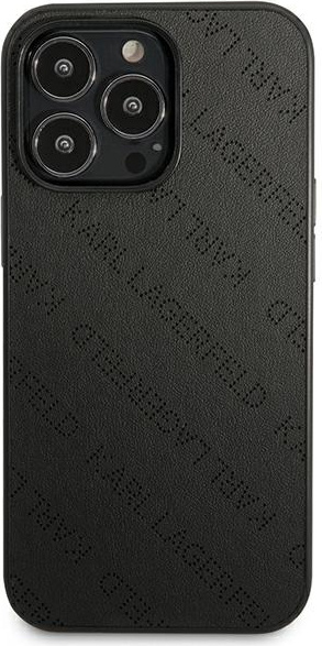 Kryt Karl Lagerfeld KLHCP13LPTLK Apple iPhone 13 Pro hardcase black Perforated Allover