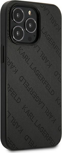 Kryt Karl Lagerfeld KLHCP13LPTLK Apple iPhone 13 Pro hardcase black Perforated Allover