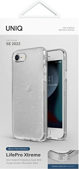 Kryt UNIQ LifePro Xtreme Apple iPhone SE 2022/SE 2020/8/7 tinsel clear