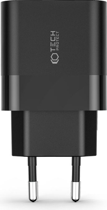 Síťová nabíječka Tech-Protect C30W 2-port Network Charger PD 30W QC 3.0 Black