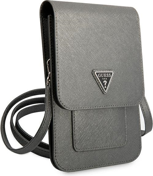Kryt Guess GUWBSATMGR grey Saffiano Triangle