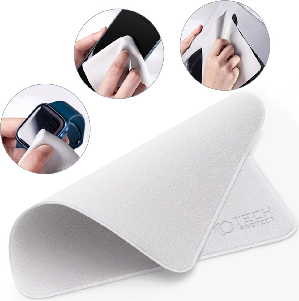 Čistící hadřík Tech-Protect Polishing Cloth Grey [2 PACK]