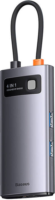 Hub 6in1 Baseus Metal Gleam Series USB-C - 4x USB 3.0