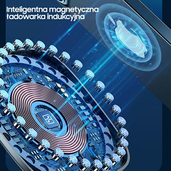 Bezdrátová nabíječka USAMS Wireless Charger US-CD159 magnetic W1 15W Extra-thin Apple iPhone 12 series white CD159DZ02