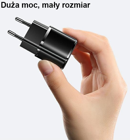 Síťová nabíječka USAMS  1xUSB-C T36 mini 20W + cable USB-C-Lightning white PD3.0 Fast Charging XFKXLOGTL02 (US-CC124+US-SJ484)