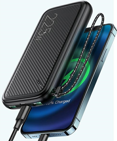 USAMS Powerbank PB56 10000mAh 22.5W 2xQC3.0+PD Fast Charge white 10KCD15102 (US-CD151)