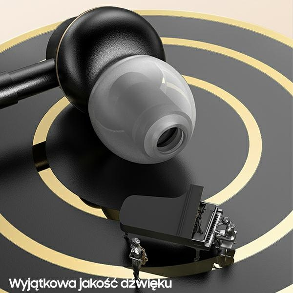Sluchátka USAMS stereo EP-43 metal USB-C black HSEP4301