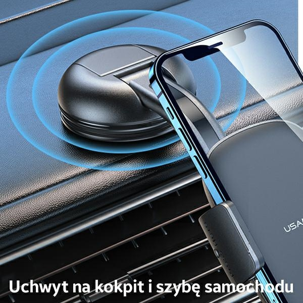 Kryt USAMS Dashboard Car Mount black ZJ063ZJ01 (US-ZJ063)