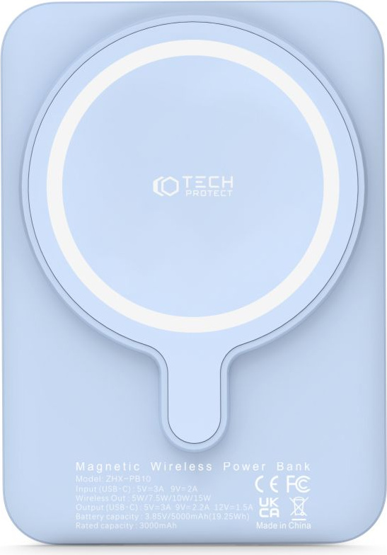 Tech-Protect PB10 LifeMag Powerbank MagSafe 5000mah Blue