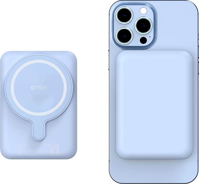 Tech-Protect PB10 LifeMag Powerbank MagSafe 5000mah Blue