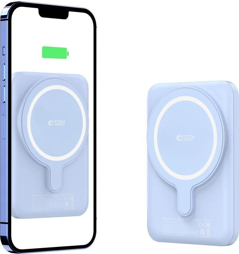 Tech-Protect PB10 LifeMag Powerbank MagSafe 5000mah Blue