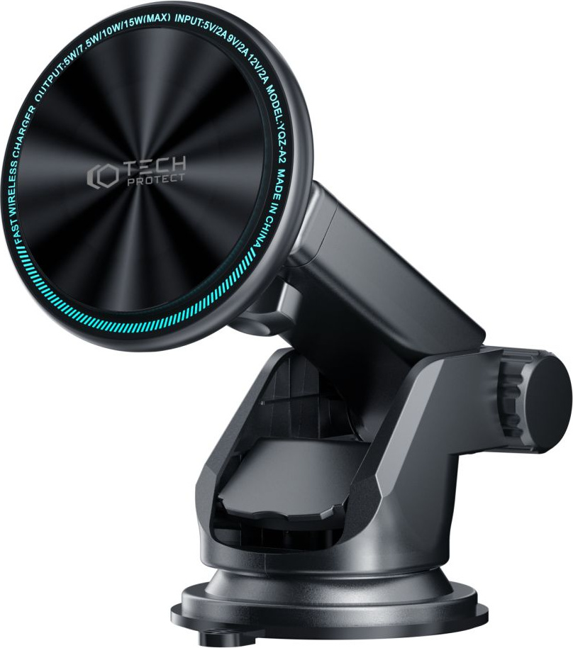 Držák do auta Tech-Protect A2 Magnetic MagSafe Dash Wireless Charger 15W, Black