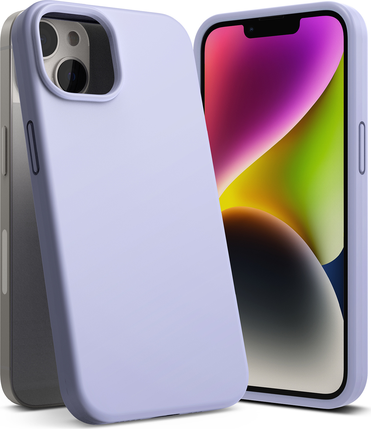 Kryt Ringke Silicone Apple iPhone 14 Plus / 15 Plus Lavender
