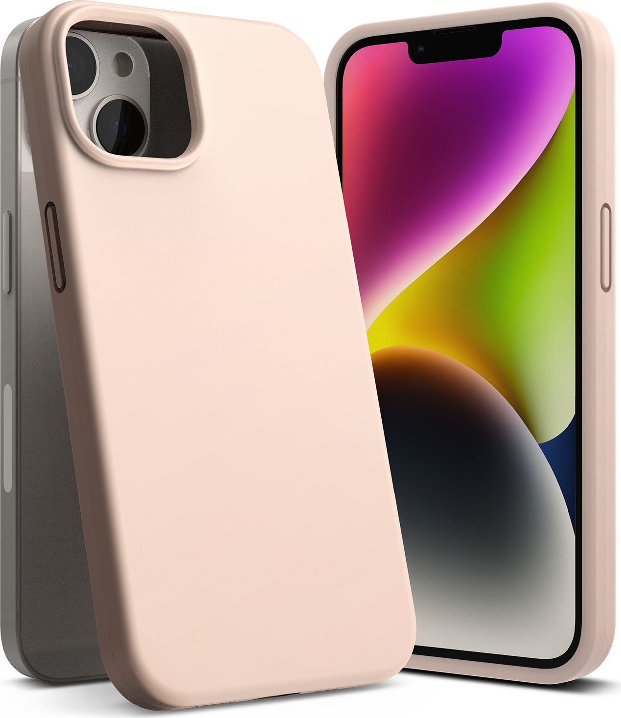 Kryt Ringke Silicone Apple iPhone 14 Plus / 15 Plus Pink Sand