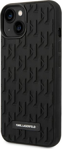 Kryt Karl Lagerfeld KLHCP14MRUPKLPK Apple iPhone 14 Plus / 15 Plus hardcase black 3D Monogram