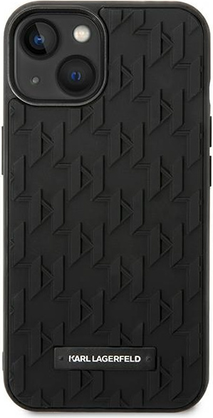 Kryt Karl Lagerfeld KLHCP14MRUPKLPK Apple iPhone 14 Plus / 15 Plus hardcase black 3D Monogram