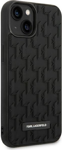 Kryt Karl Lagerfeld KLHCP14MRUPKLPK Apple iPhone 14 Plus / 15 Plus hardcase black 3D Monogram