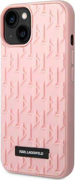 Kryt Karl Lagerfeld KLHCP14MRUPKLPP Apple iPhone 14 Plus / 15 Plus hardcase pink 3D Monogram