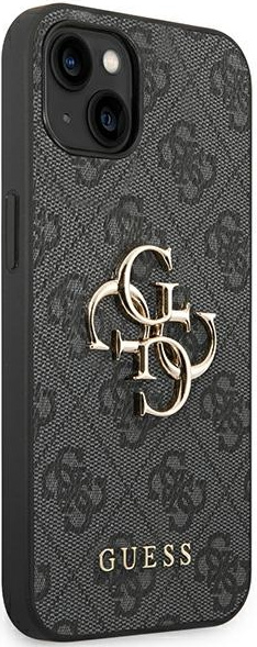 Kryt Guess GUHCP14S4GMGGR Apple iPhone 14 grey hardcase 4G Big Metal Logo