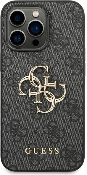 Kryt Guess GUHCP14X4GMGGR Apple iPhone 14 Pro Max grey hardcase 4G Big Metal Logo
