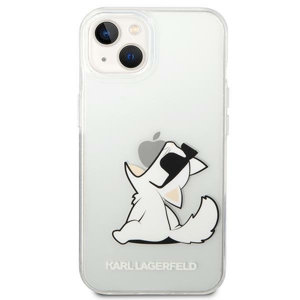 Kryt Karl Lagerfeld KLHCP14MCFNRC Apple iPhone 14 Plus / 15 Plus hardcase transparent Choupette Fun