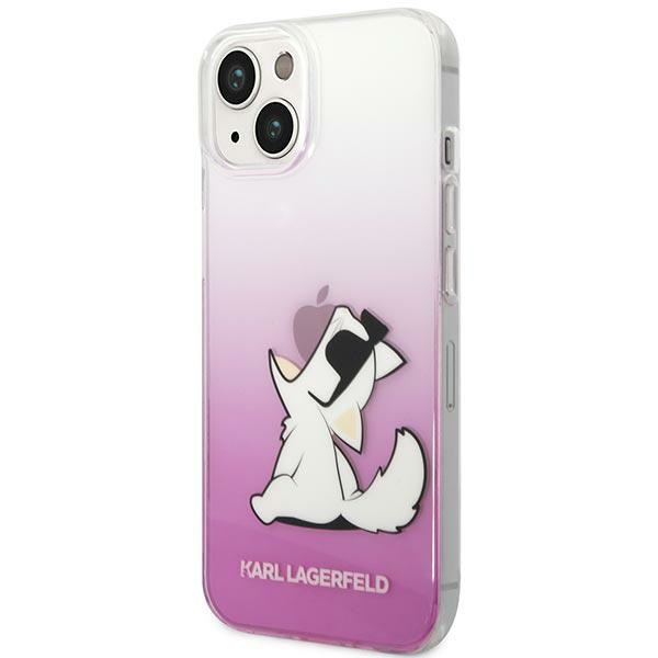 Kryt Karl Lagerfeld KLHCP14MCFNRCPI Apple iPhone 14 Plus / 15 Plus hardcase pink Choupette Fun