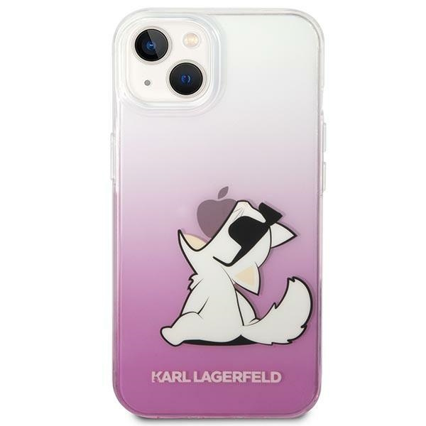 Kryt Karl Lagerfeld KLHCP14MCFNRCPI Apple iPhone 14 Plus / 15 Plus hardcase pink Choupette Fun