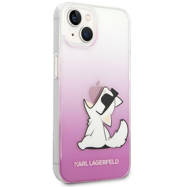 Kryt Karl Lagerfeld KLHCP14MCFNRCPI Apple iPhone 14 Plus / 15 Plus hardcase pink Choupette Fun