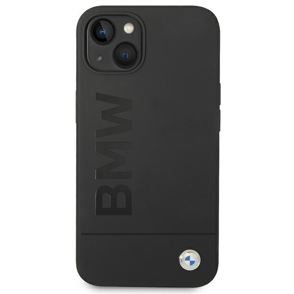 Kryt BMW BMHMP14MSLBLBK Apple iPhone 14 Plus / 15 Plus black hardcase Silicone Signature Logo Magsafe